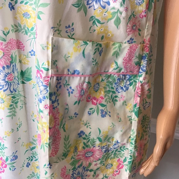 NWOT Kandy’s Cover Ups Floral Sleeveless Dressing Nightgown Loungewear Size L - Picture 4 of 7